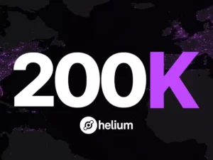 Helium alcanza los 200.000 Hotspots