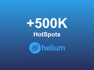 Helium alcanza los 500.000 HotSpot
